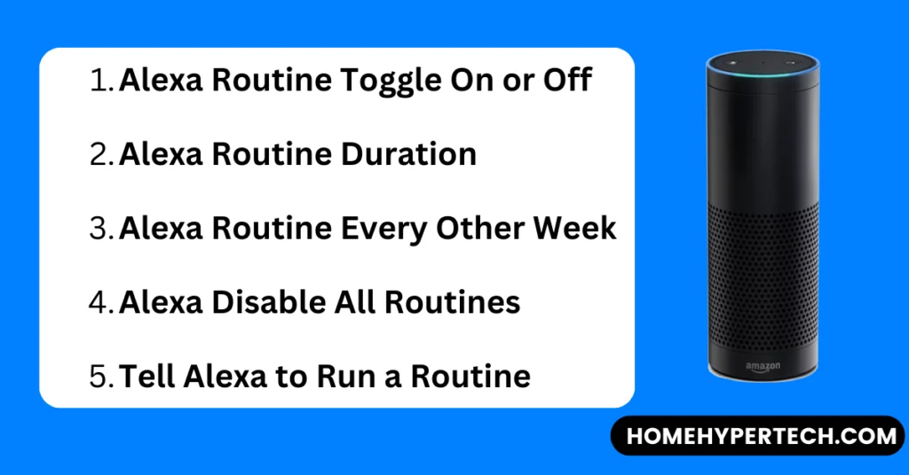 Major Importance of Alexa routine